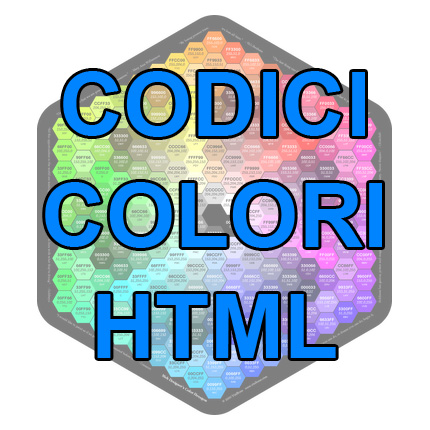 Colori HTML – La tabella completa con codici esagesimali.