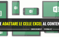 Come adattare le celle Excel al contenuto