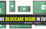 Come bloccare le righe in Excel