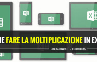 Come fare la moltiplicazione in Excel