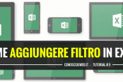 Come aggiungere un filtro in Excel