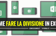 Come fare la divisione in Excel