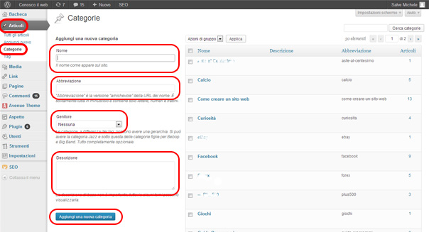 creare-categorie-wordpress