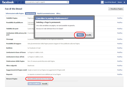 eliminare-una-pagina-facebook