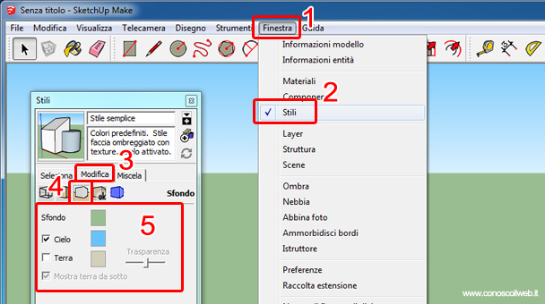 cambiare-sfondo-sketchup