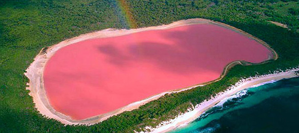 Il lago rosa dell’Australia