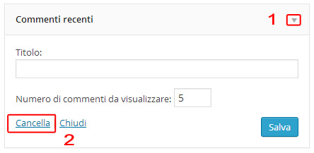rimuovere-widget-wordpress
