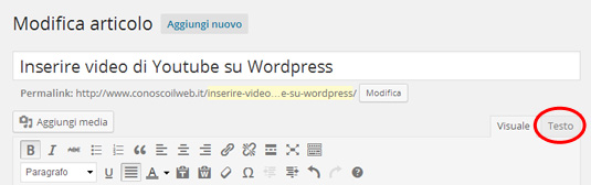 video-youtube-su-wordpress