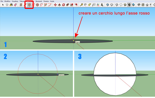 creare-sfera-sketchup