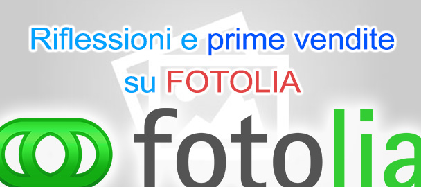 Prime vendite e crediti su Fotolia