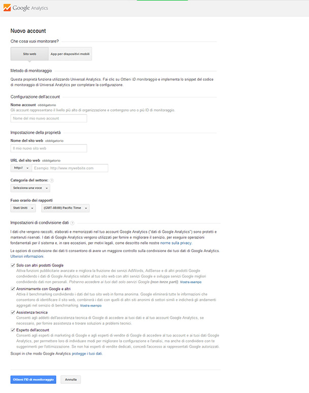 google-analytics-creare-account