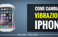 Come cambiare vibrazione iPhone